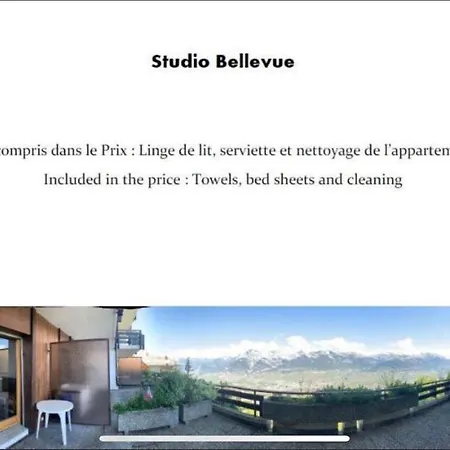 Studios Bellevue 1 et 2 Veysonnaz Extérieur photo